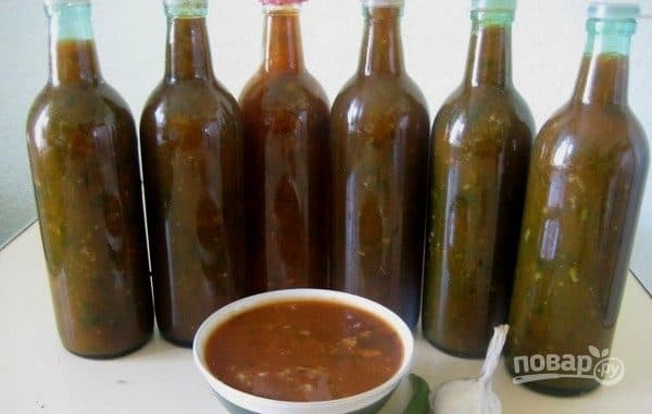 Соус из зеленых слив