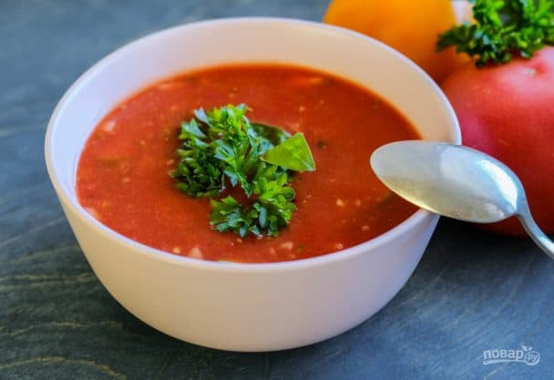 Суп горячий