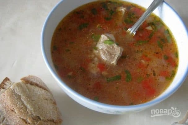 Суп харчо со свининой