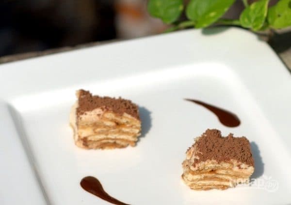 Тирамису с печеньем