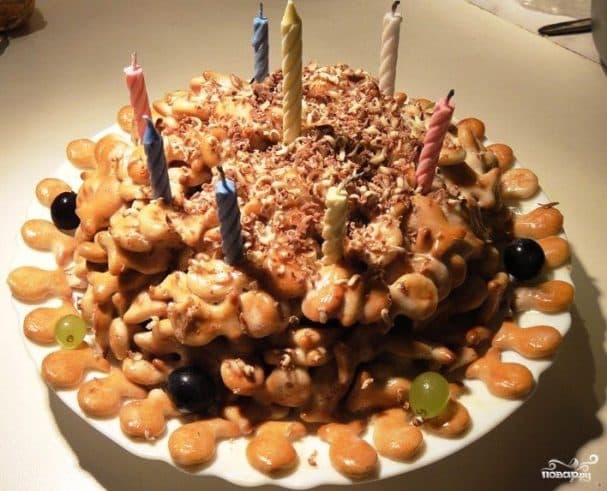 Торт из печенья