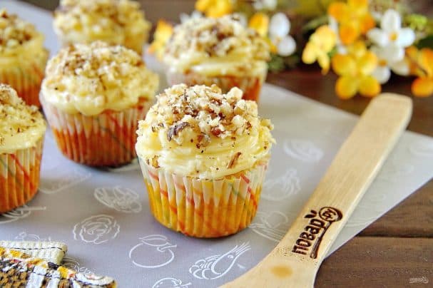 Тыквенные капкейки