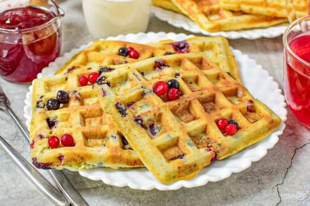 Вафли на завтрак