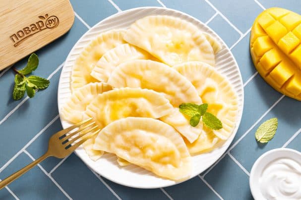 Вареники с манго