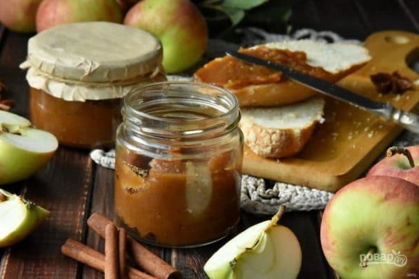 Яблочное масло со специями