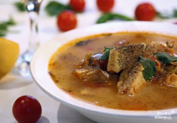 Заправочный рыбный суп