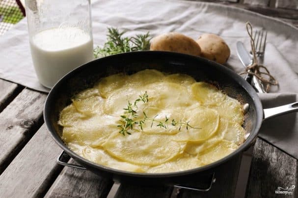 Гратен из картофеля Юлии Высоцкой