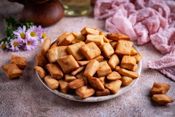 Баурсаки на майонезе