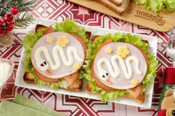 Бутерброды для праздничного стола