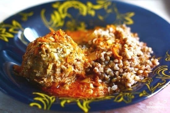 Ежики с подливкой в мультиварке