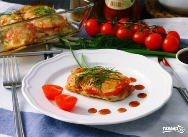 Эскалоп свиной в духовке