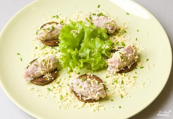 Форшмак с плавленым сыром и морковью