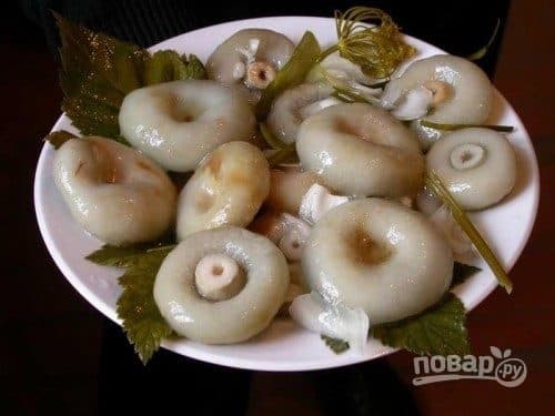 Грузди маринованные