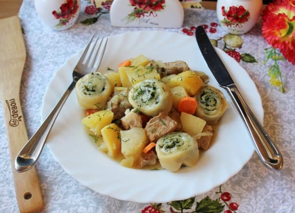 Жаркое с нудлями