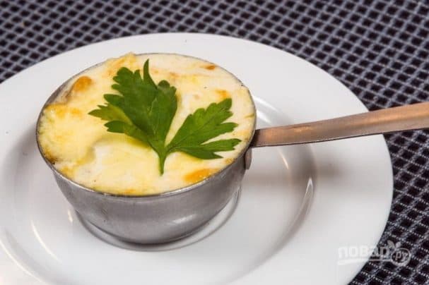 Жульен с грибами и сливками