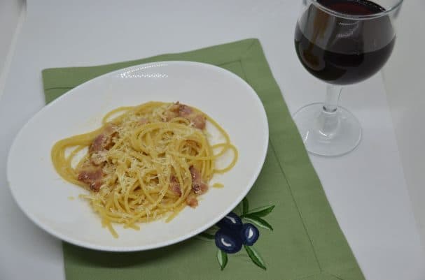 Карбонара без сливок