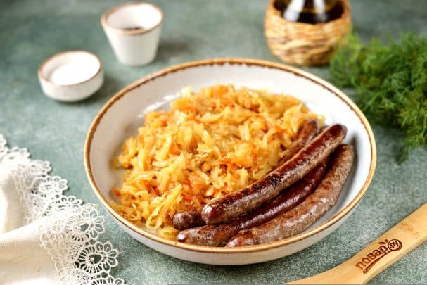 Колбаски в пиве в стиле