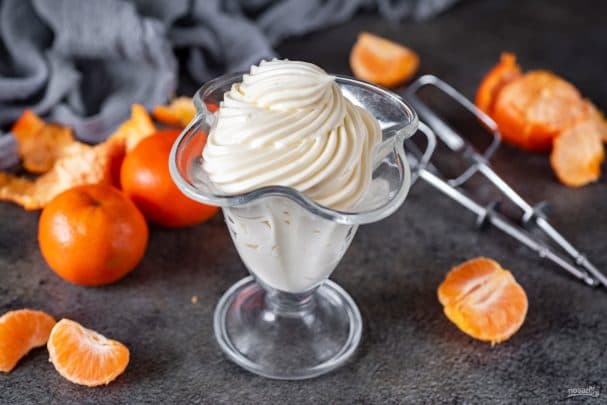 Крем из сухих сливок