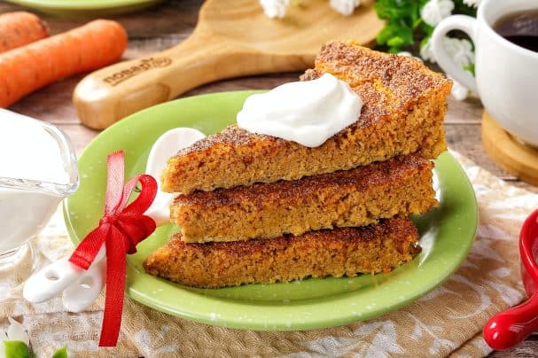 Литовская морковная запеканка