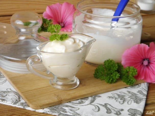 Майонез домашний в блендере