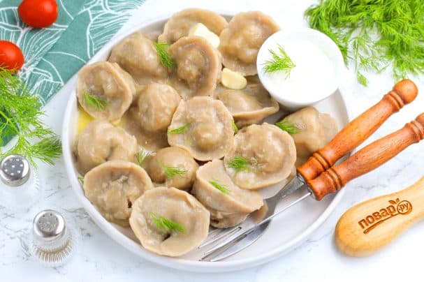 Пельмени из гречневой муки