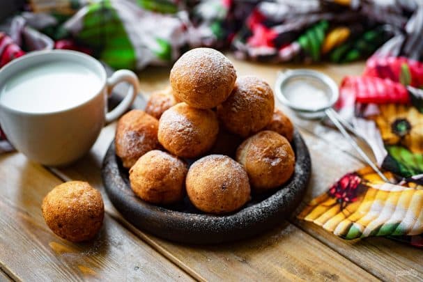 Пончики творожные из детства