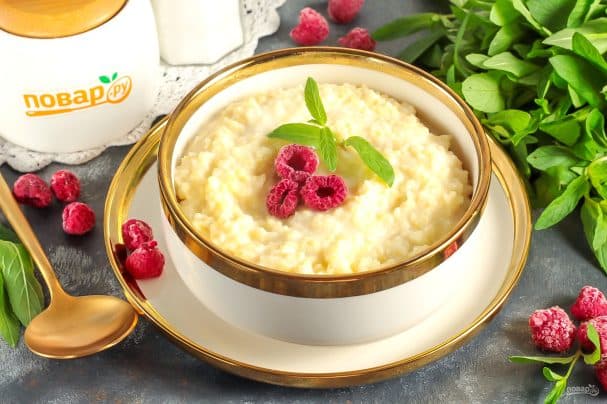 Пшенная каша на молоке в мультиварке