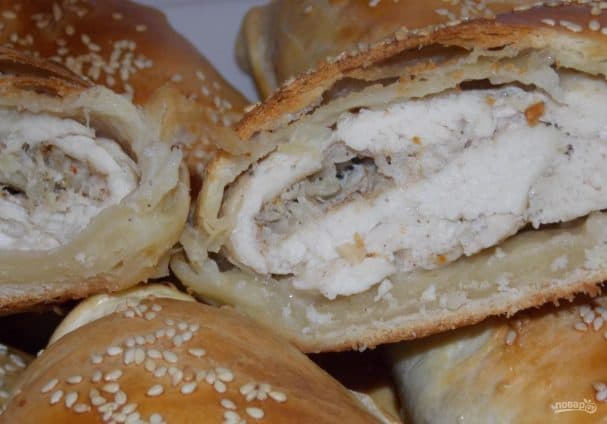 Самса с куриной грудкой