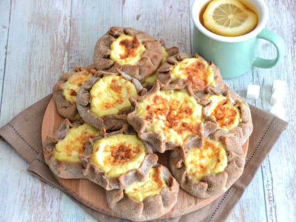 Шаньги из ржаной муки