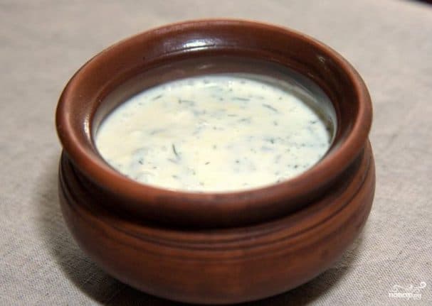 Сливочно-чесночный соус для курицы