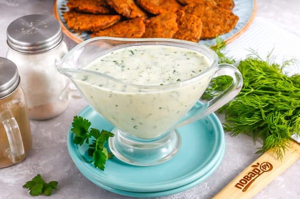 Сливочный диетический соус