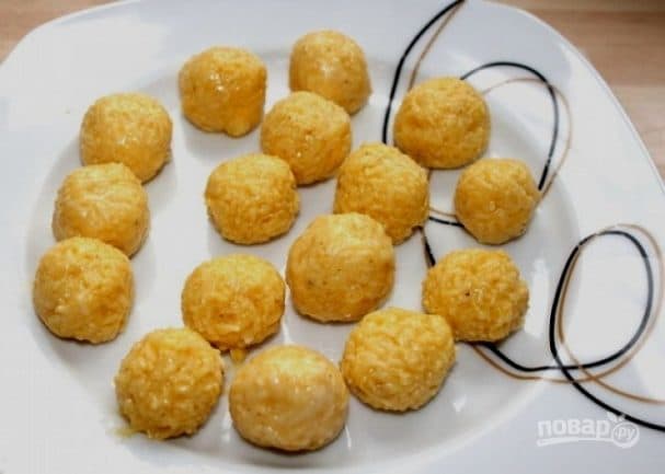 Сырные клецки для супа