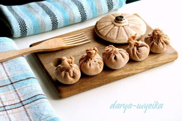 Томатный цельнозерновой мешочек с мясной начинкой