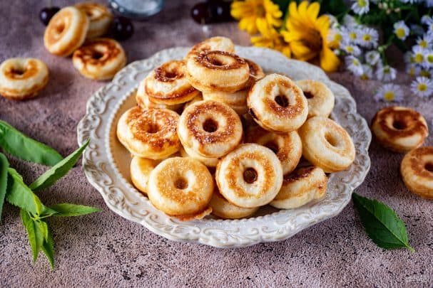 Творожные пончики в мультипекаре